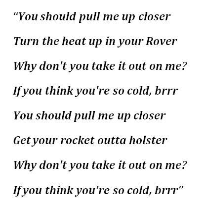 brrr song meaning